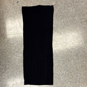 Cotton Citizen Capri Black Ribbed Pencil MIDI Skirt Small